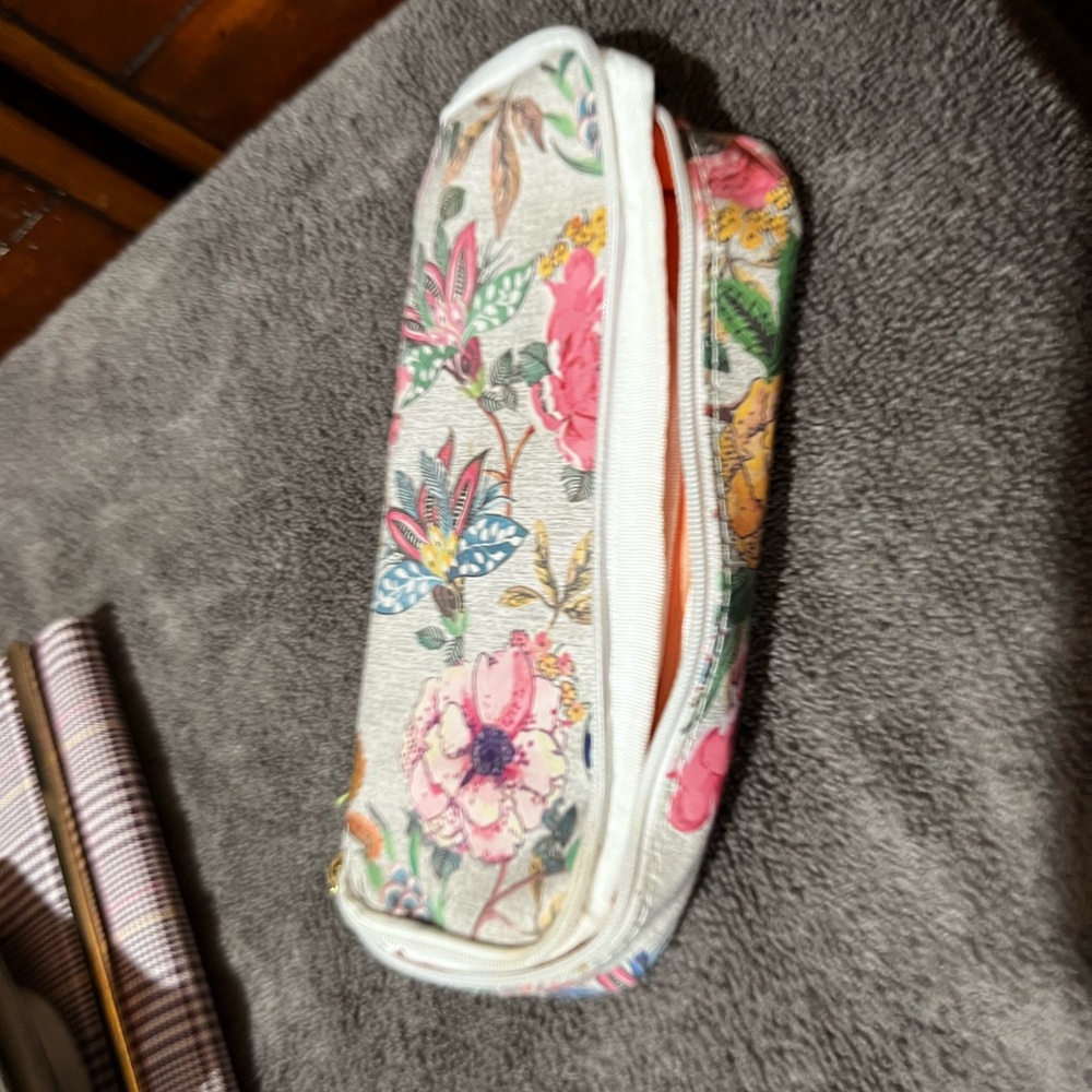 Floral Pencil Case with Zipper